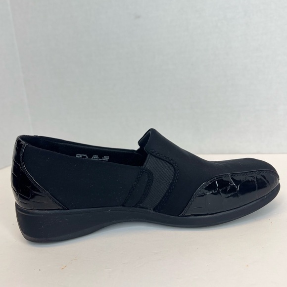 Clarks Collection Gael Rex Black Croc Print Loafer Shoes 26102169 Size 10M XLNT - Picture 8 of 14